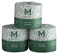 Recycled Wrapped Toilet Tissue White, 1 Ply, 1000 Sheets Per Roll, 48 Rolls Pack
